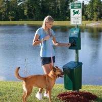 Dog-friendly areas require enough dispensers in the right locations